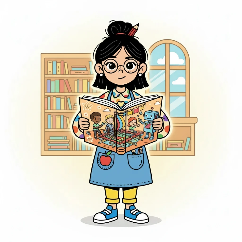 Then, Ms. Mei discovered the story of the OSOV team, led by Ms. Rosemary Lee, and their AFID Kaoru Star Raft Award. The picture depicted students working together on a project, their faces filled with creativity and teamwork. Ms. Mei was fascinated by their innovative approach.