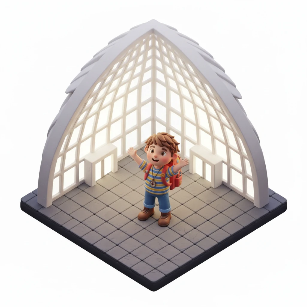 His journey continued to The Oculus, a dazzling white building that looked like a bird taking flight. Inside, it was bright and airy, a modern marvel that made Leo feel like he was stepping into the future. It was a stark contrast to the historical sites he had seen earlier.