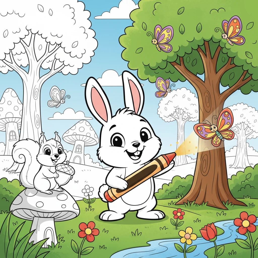 Barnaby’s World of Wonder: A Coloring Adventure