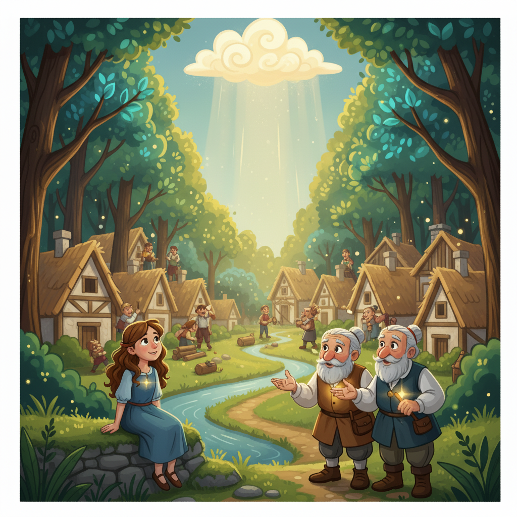 The village, once divided, came together. They rebuilt their homes, and their hearts, embracing kindness and understanding. Elara smiled, knowing that the promise had been fulfilled. They were set apart, not by a physical light, but by the guiding light within their hearts.