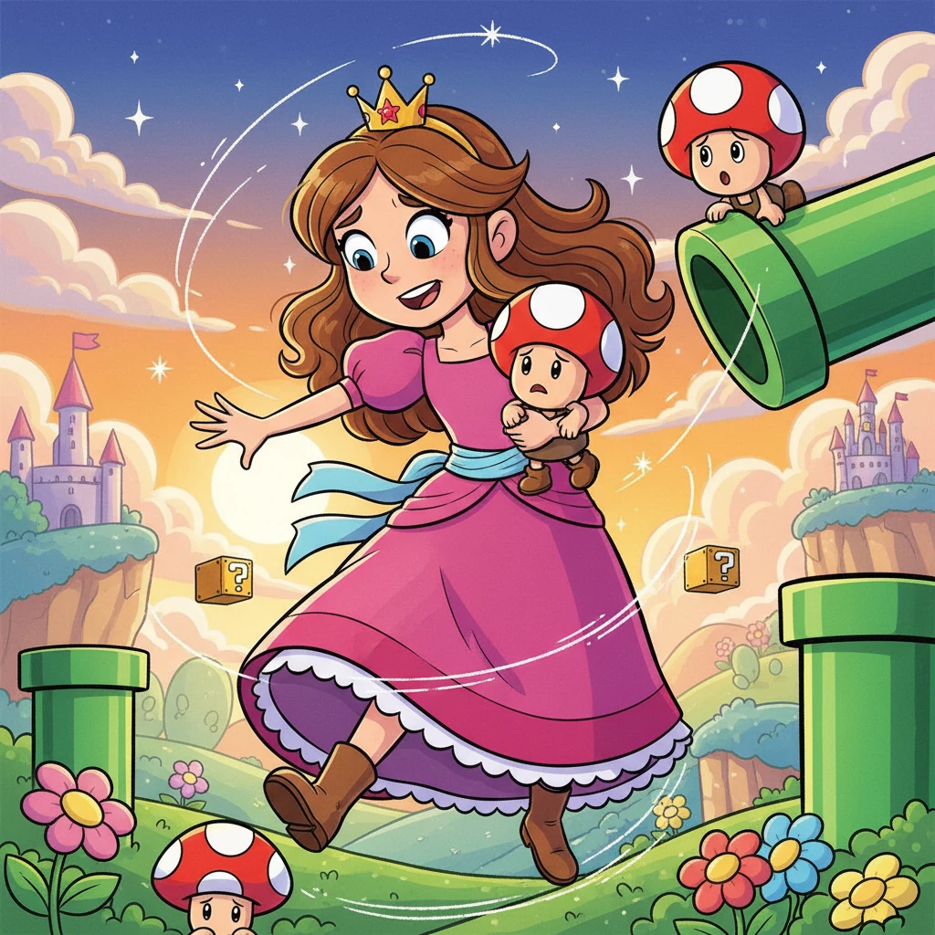 La Aventura de la Princesa Estela y el Hongo Perdido