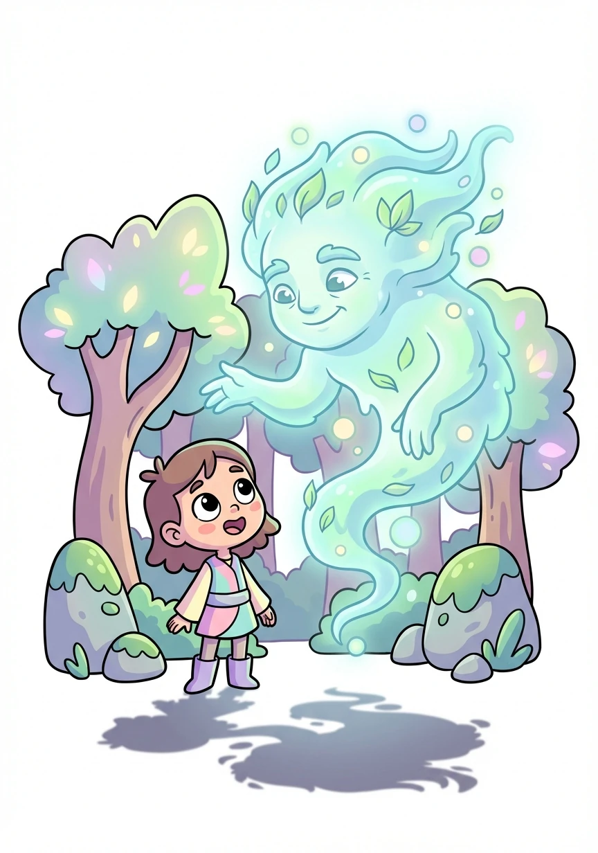 В лесу Байлин встретила древнего духа, который рассказал ей о ее предназначении. Она должна была защитить мир от тьмы, которая надвигалась на него.