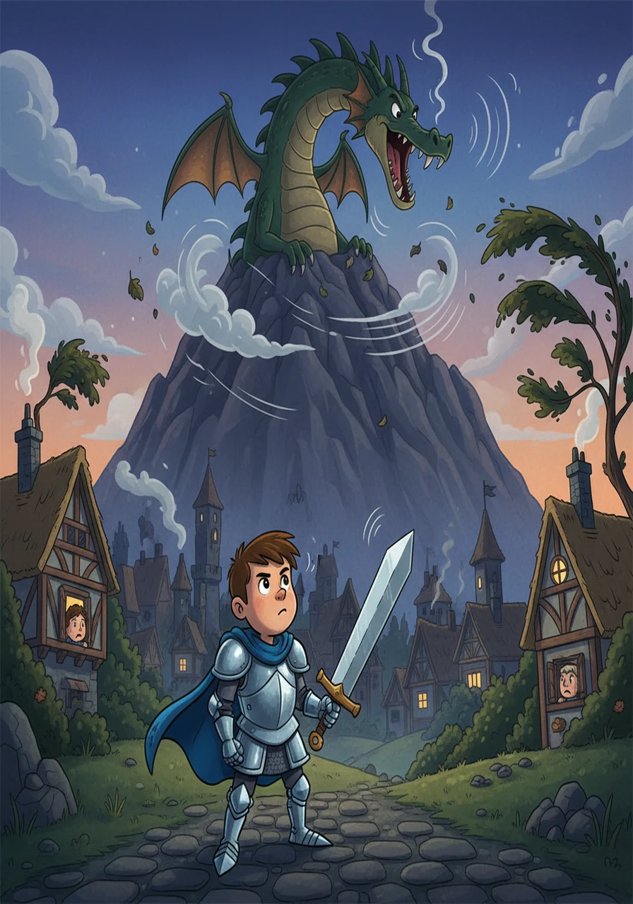 Sam and the Lonely Dragon - Fairy tales