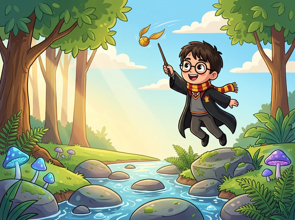 Die Freunde stellen Snape zur Rede, doch er versucht, sie aufzuhalten. Sie müssen verschiedene magische Hindernisse überwinden.