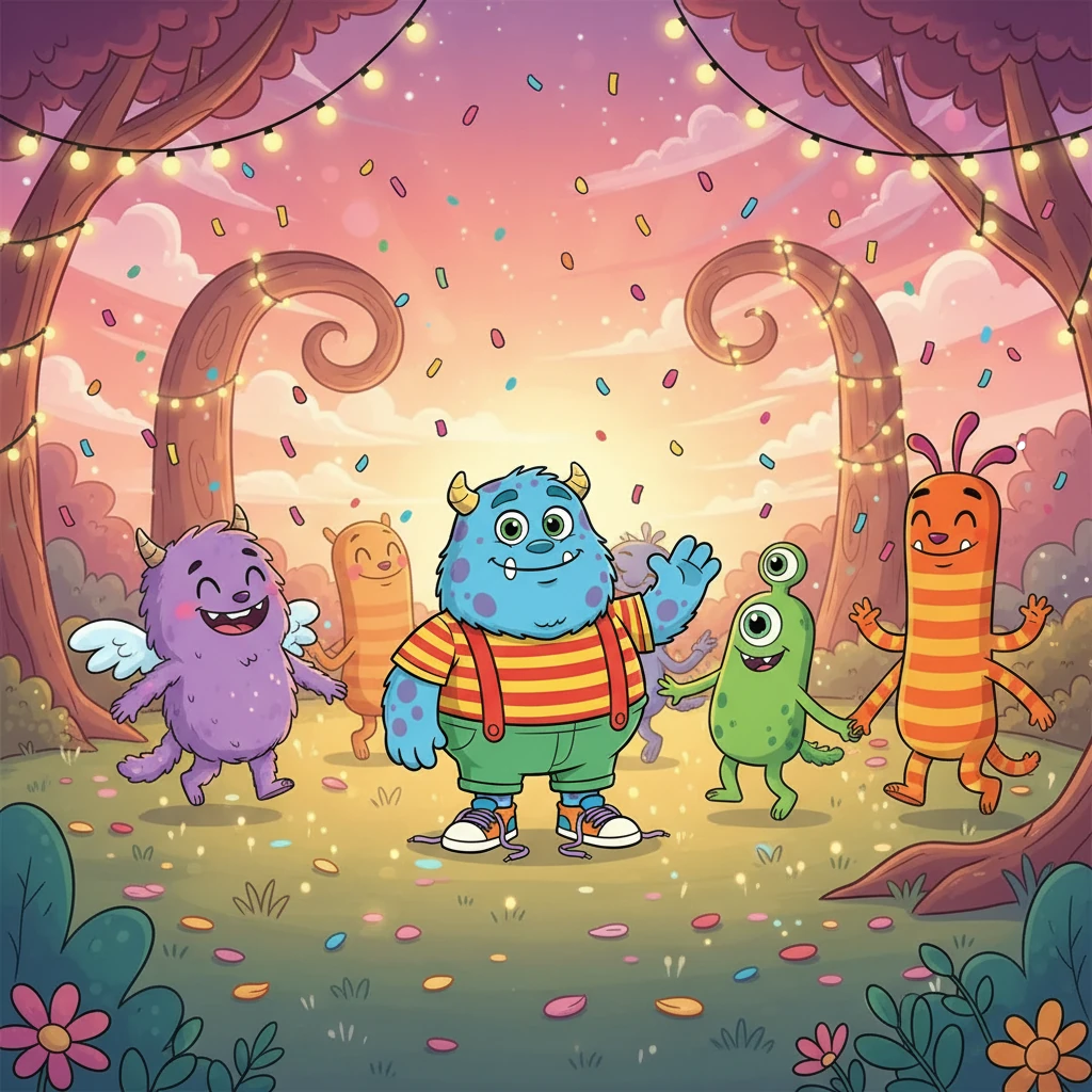 No final do dia, Bobi aprendeu que ser diferente é incrível, especialmente quando se tem amigos que amam e apoiam. Juntos, eles celebraram a amizade e a aceitação, mostrando que a verdadeira beleza está no coração.