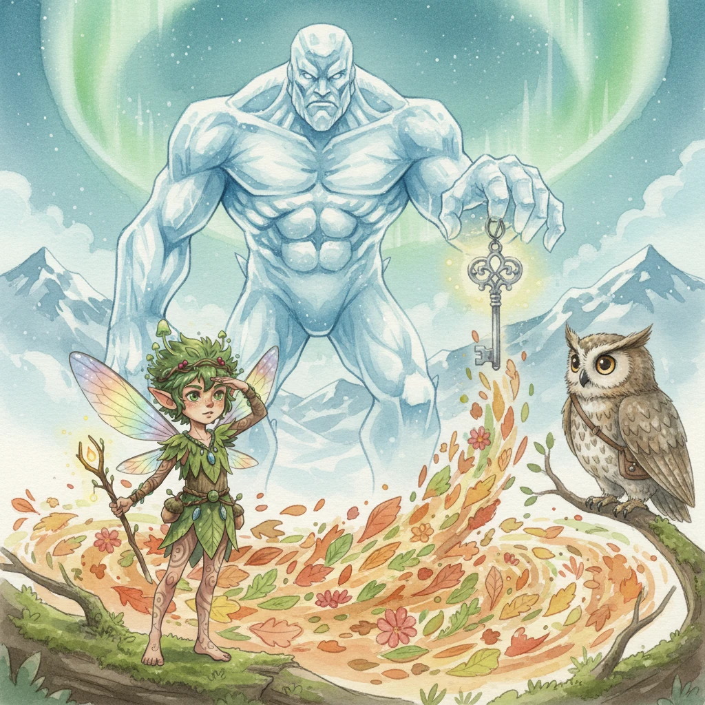 The Silver Key of the Whispering Woods - fairy-tale