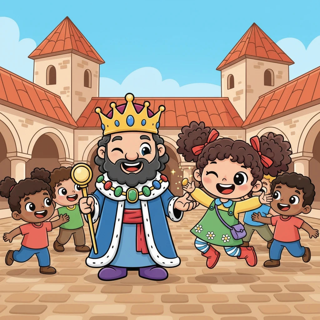 One sunny morning, the Emperor, with a grand, flowing robe and a twinkle in his eye, gathered all the children. He presented each child with a tiny, magical seed, no bigger than a ladybug, declaring, "Return in one year with your best flower, and I shall choose the next ruler of our land!" His voice boomed with a wise, deep tone that echoed through the palace courtyard.