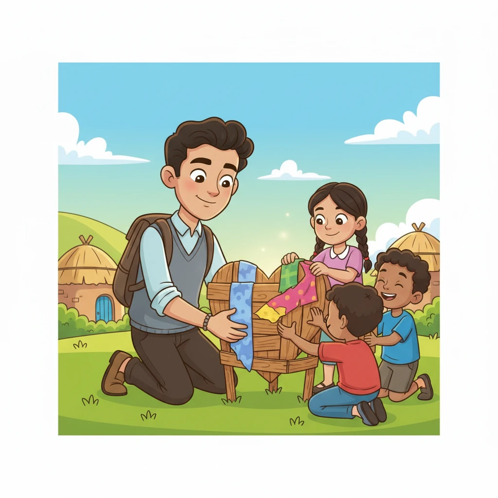 يجد ياسين نفسه يتعلم من الأطفال أكثر مما يعطيهم. يرى فيهم قوة وصمودًا لا يصدقان، وإرادة للحياة لا تلين. يشعر بقيمة التضامن الحقيقية، وأن العطاء ليس مجرد فعل، بل هو تبادل للحب والأمل.