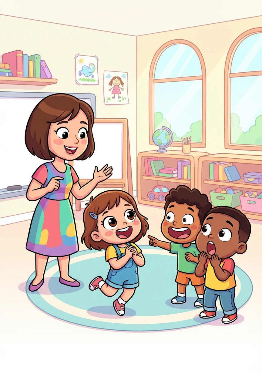 «Para empezar», explicó la maestra, «mañana todos vendremos vestidos iguales». La idea despertó la curiosidad y la emoción en el corazón de cada niño.