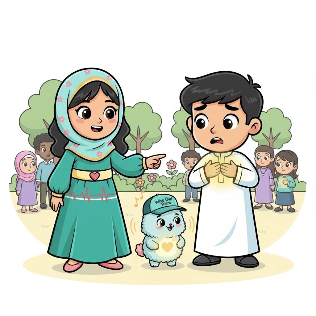 بفضل قبعة "فريق البوم الحكيم" وتدريب نورا، أصبح قلبون قادرًا على رؤية "لمعات القلب القلقة" مبكرًا جدًا. عندما يكتشف قلبون لمعة تحتاج إلى اهتمام، يضيء قلبه بلطف ويصدر صوتًا خفيفًا، فينبه الأطباء والناس لمساعدة أنفسهم قبل أن تتفاقم الأمور.