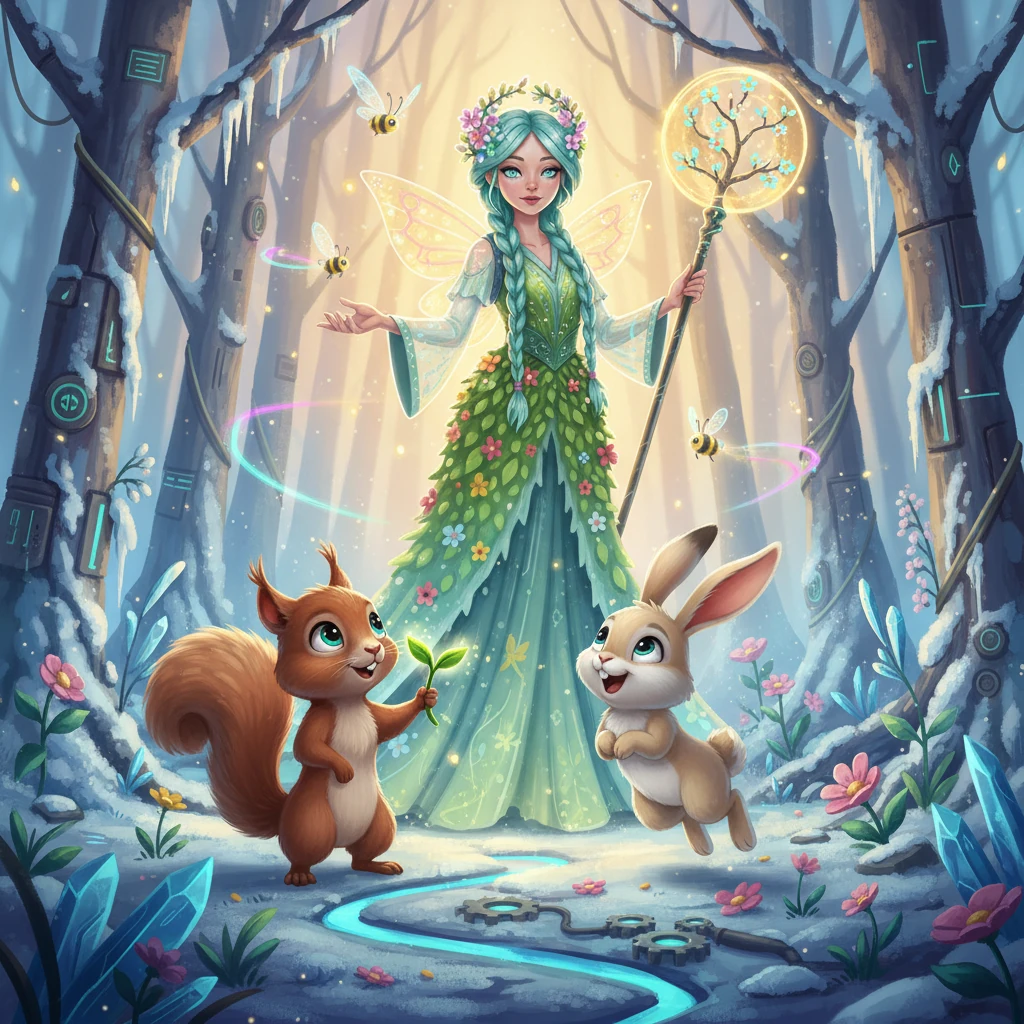 The Arrival of Lady Spring - fairy-tale