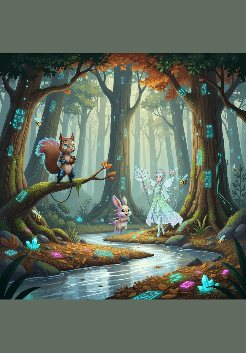 In a quiet, peaceful forest just beyond the silver stream, the animals were waiting for something very important. Winter had been long and cold, and the snow still crunched under the feet of even the most patient creatures.