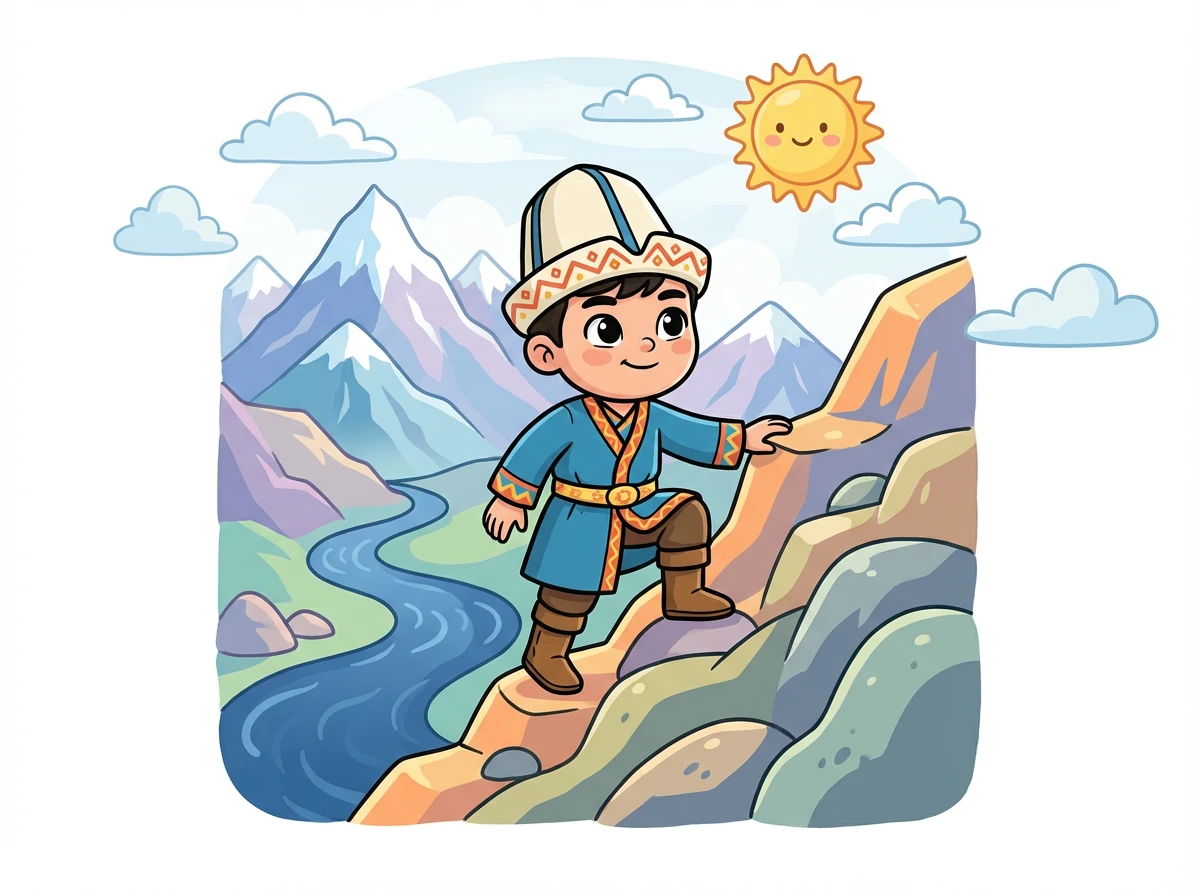 Батырхан Гауһар тасты іздеуге шығады. Ол ұзақ жол жүріп, биік таулар мен терең өзендерден өтеді. Жолда оған әртүрлі қиындықтар кездеседі, бірақ ол ешқашан мойымайды.