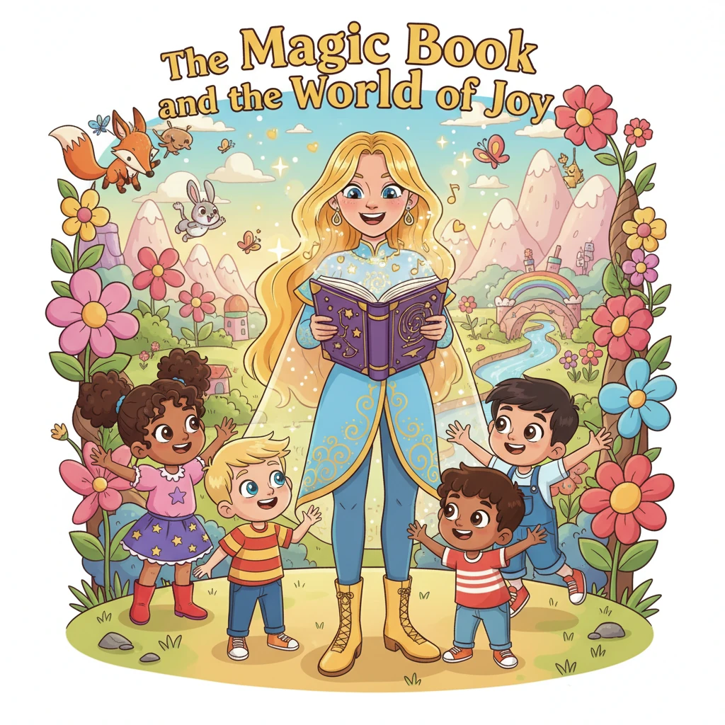 The Magic Book and the World of Joy - fantasy