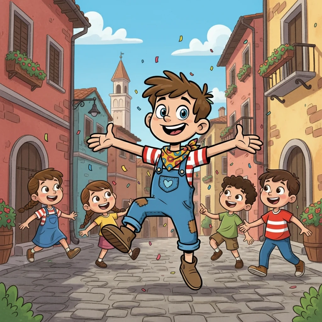 Romeo Burlone, un ragazzino con i capelli spettinati e un sorriso furbo, si aggira per le strade di Verona, canticchiando una canzoncina e facendo qualche scherzo agli amici. Non sa ancora che il destino gli riserverà una sorpresa inaspettata.