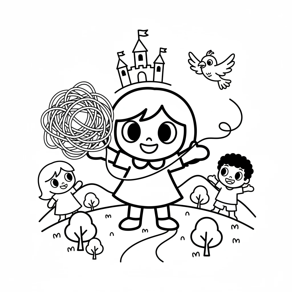 easy coloring pages