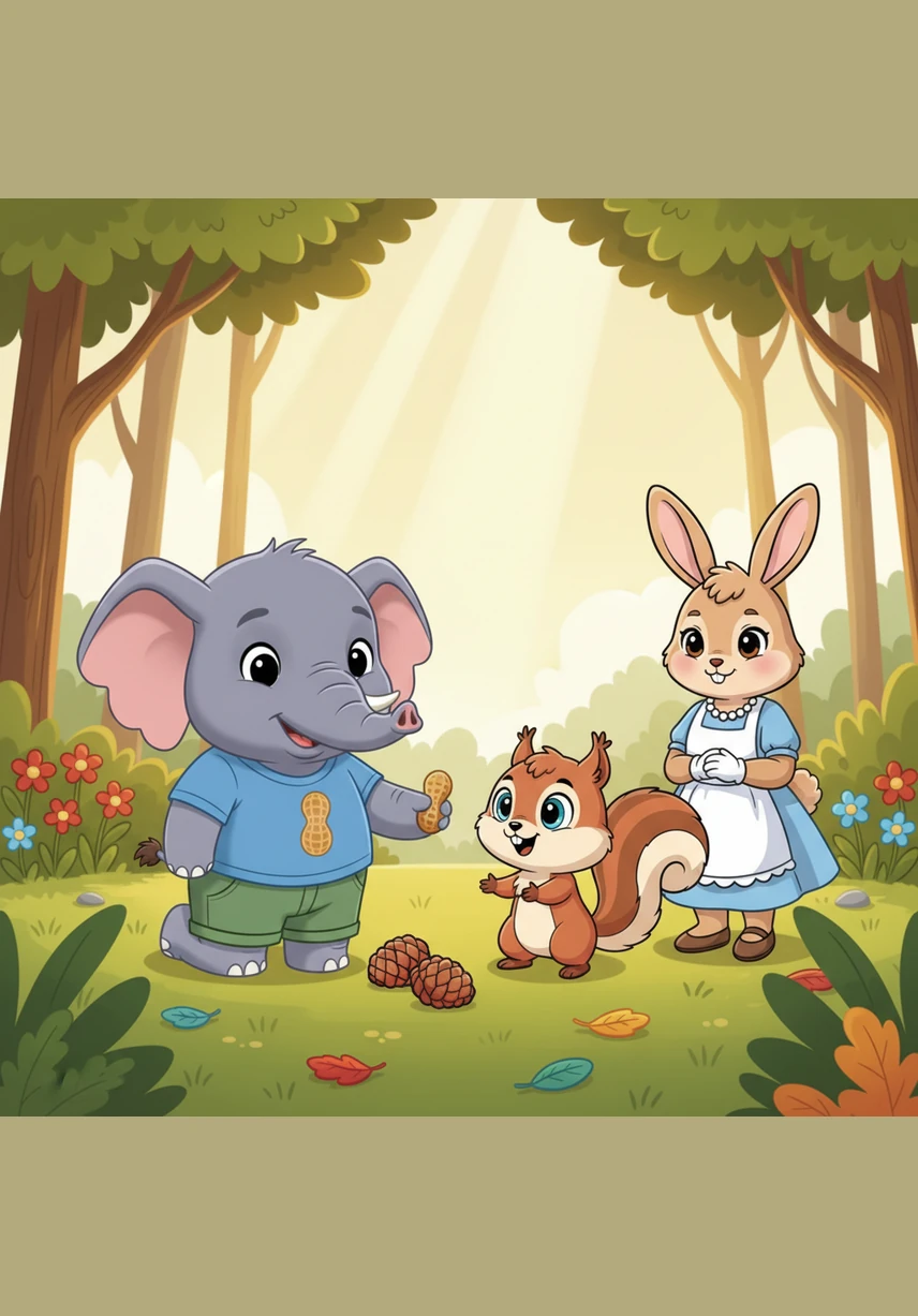 兔妈妈送给波波7块香喷喷的小饼干，波波决定分给小猴子2块。7减2等于5，剩下的5块饼干在波波的篮子里显得格外诱人。