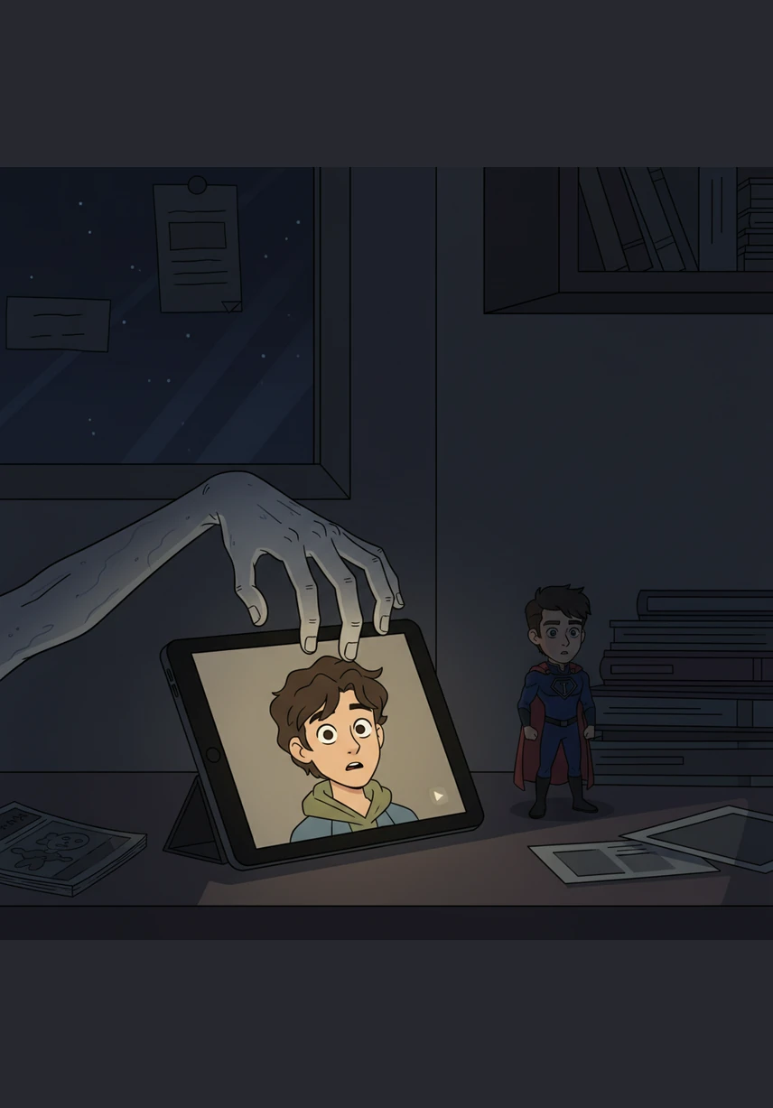 The silence of the video was broken by a faint, rhythmic sound as a hand slowly entered the frame from the shadows. It was pale and gaunt, with fingers that were far too long, the skin stretched tight over the knuckles like wet parchment.