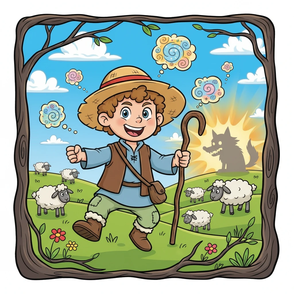 The Shepherd Boy Who Cried Wolf - educational