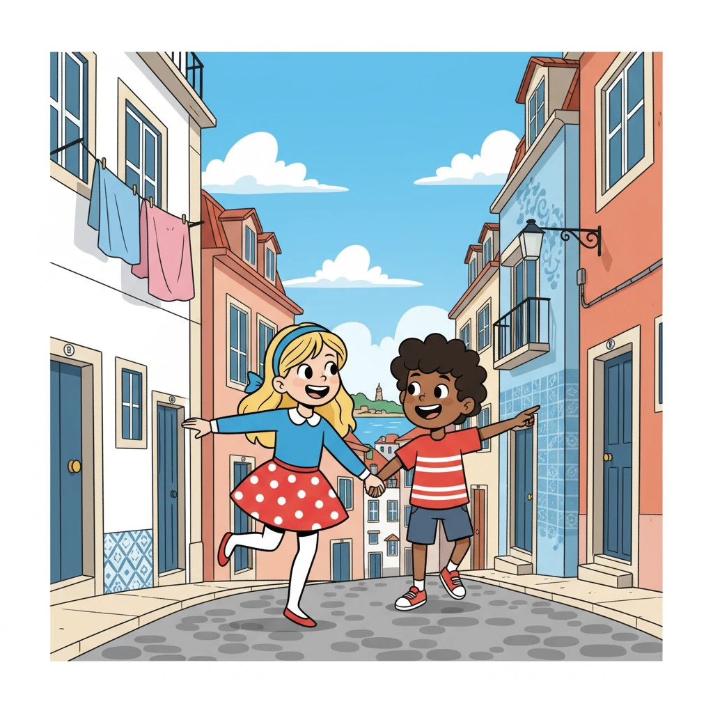 Decidiram explorar as ruelas de Alfama, perdendo-se nos seus labirintos e encantos. A cada passo, a cumplicidade entre eles crescia. Riram, partilharam segredos e sentiram uma crescente atração.