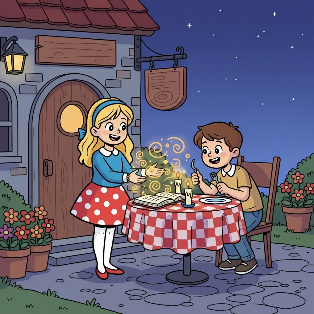 Em frente a um restaurante acolhedor, desfrutaram de um jantar romântico. A luz das velas e o som suave da música criaram uma atmosfera íntima e especial. Conversas profundas e olhares cúmplices intensificaram a paixão.