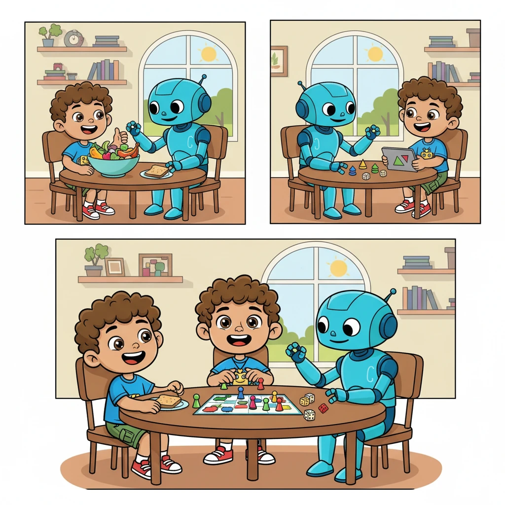 Days turned into weeks as Alex and Ada spent time together. They shared meals, played games, and had conversations. Alex discovered Ada's unique ability to learn and adapt.