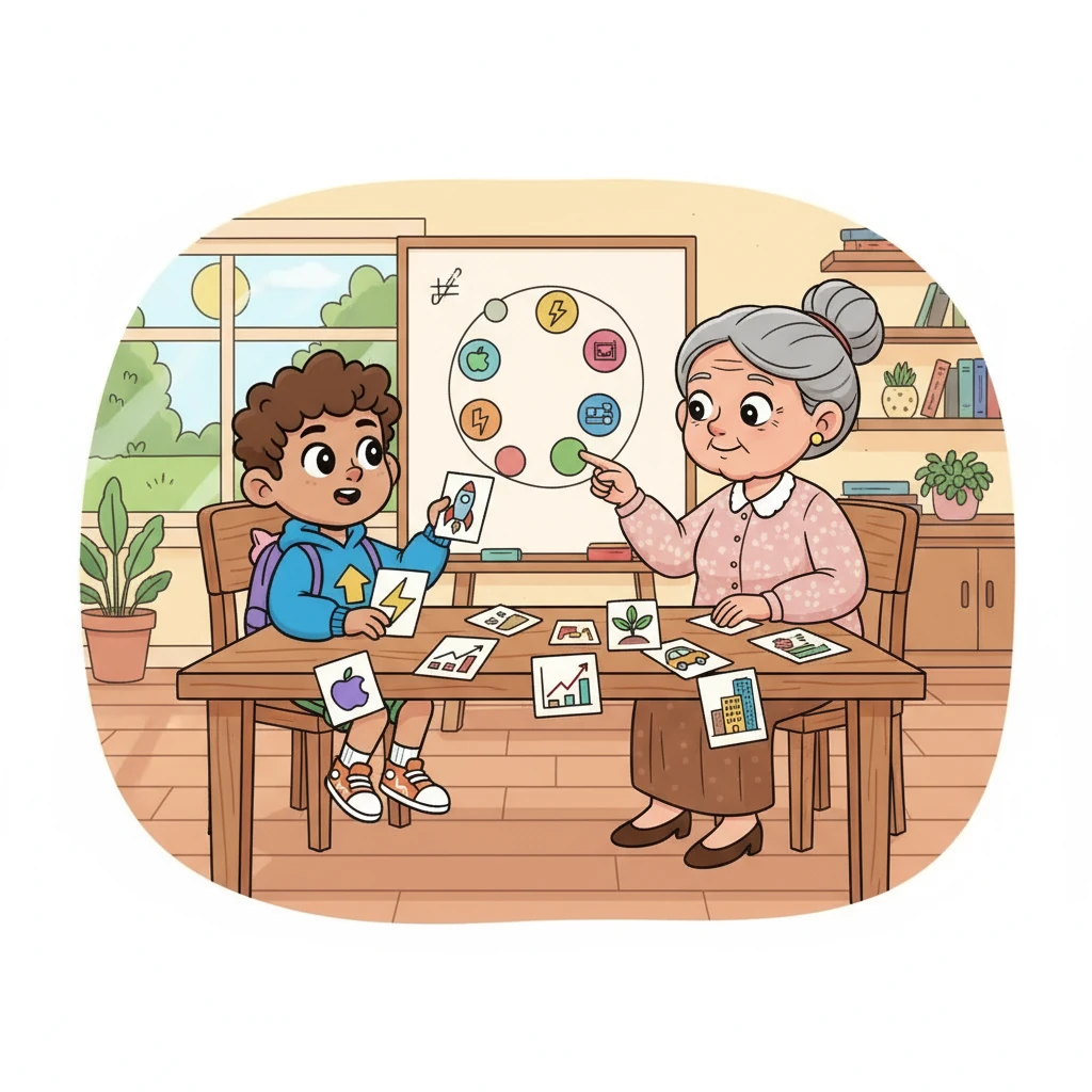 Alex and his grandmother decided to create a pretend portfolio. They chose shares from different companies, carefully considering which ones seemed promising. They learned about diversification, spreading investments across various sectors.