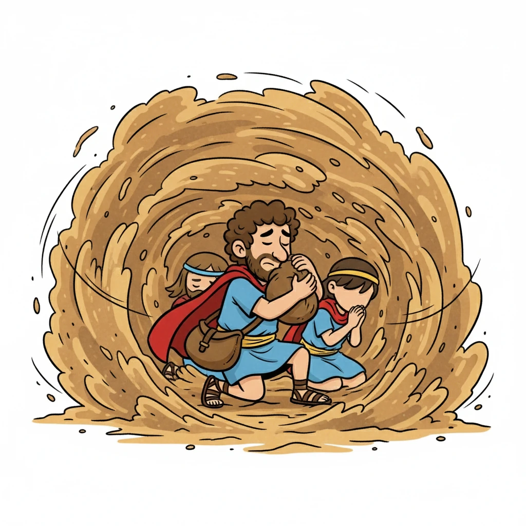 Suddenly, a fierce sandstorm enveloped the caravan.  Visibility dropped to zero, and the wind howled like a hungry wolf.  Marcus and his companions huddled together, waiting for the storm to pass.