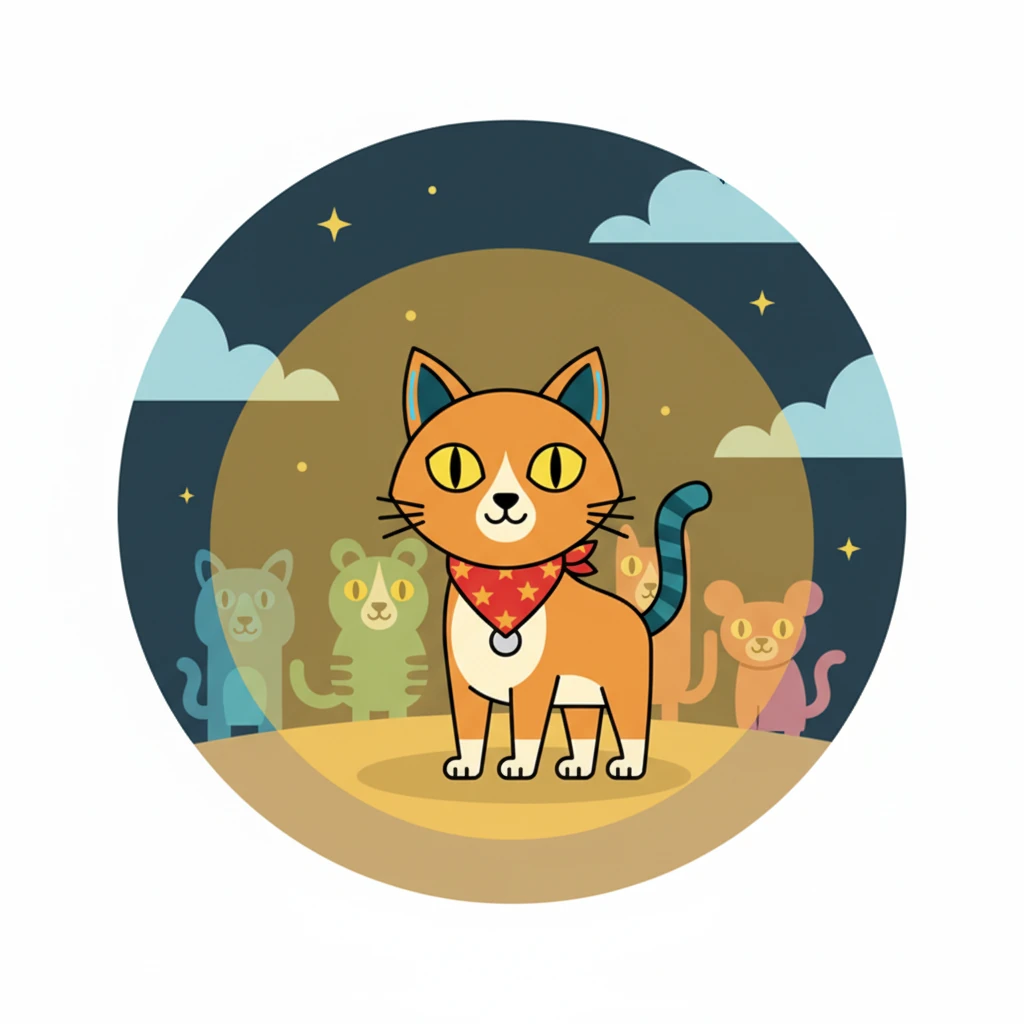 A soft, golden glow seemed to emanate not from the sky, but from the circle of friends. Luna felt a warmth spread through her, brighter than any star. This was the light she had been seeking all along.