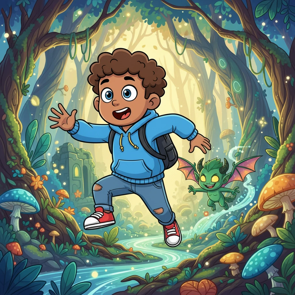 Andre and the Whispering Woods - fantasy