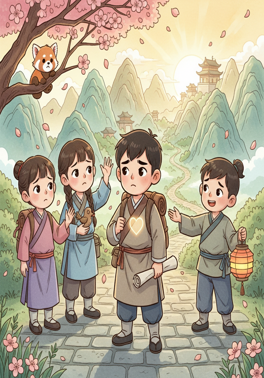 在了解了家族的使命后，奥利弗更加坚定了回家的决心。他告别了朋友们，承诺一定会回来，开始寻找回家的路，心中充满着希望。