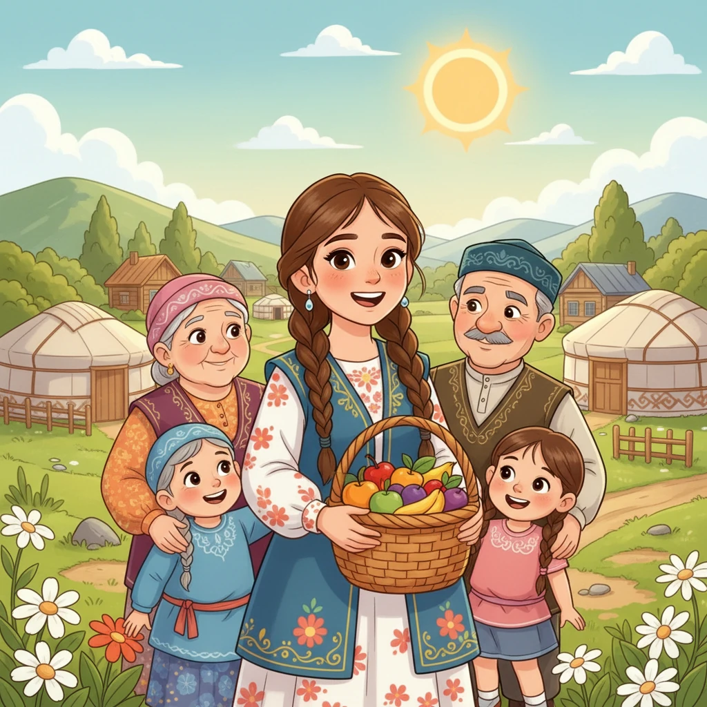 Гаухар тас - family