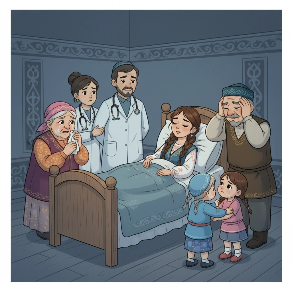 Салтанат ауырды. Дәрігерлер көмектесе алмады. Жас келіншек жүрек ауыруынан қайтыс болды, отбасы қайғыға батты.