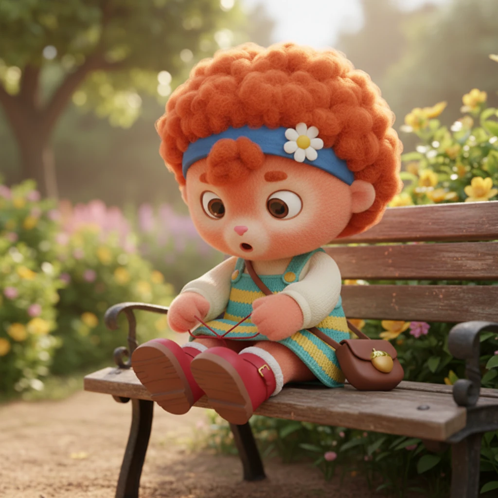 Rose took a deep breath, her eyes fixed on the red laces once more. She tried to remember her mom's movements, her tiny fingers working carefully to cross one lace over the other, then pull it through.