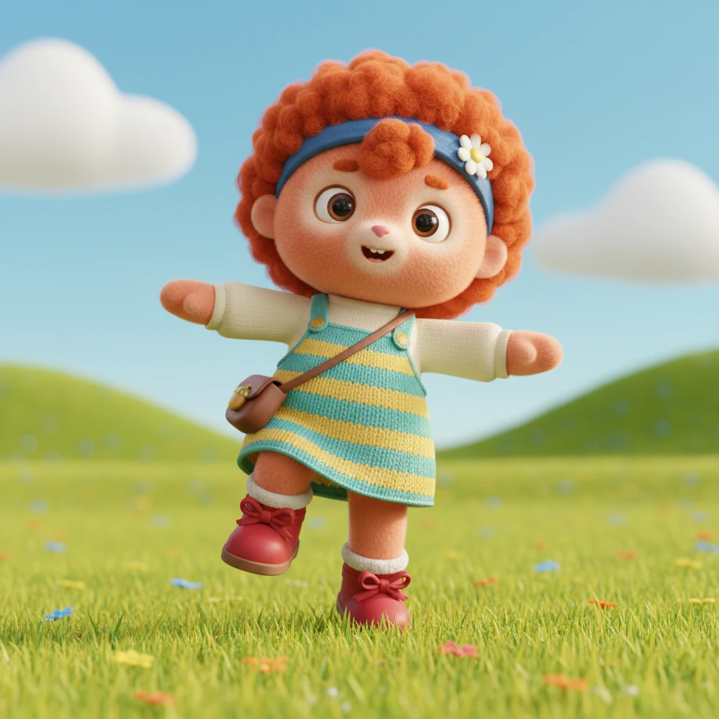 Rose stood up, her red shoes now neatly tied. She knew she might not get it right every time, but she also knew that trying again was always worth it. With a happy skip, she ran off to play, feeling brave and accomplished.