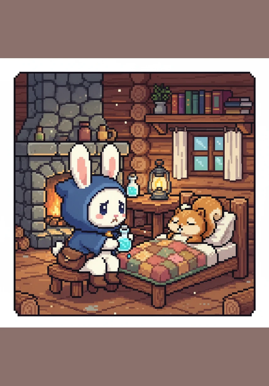 团团蹲下来,闻了闻一朵最香的小黄花,却又摇了摇头。它自言自语道:不行不行,野花离开泥土会凋谢的,那样乐乐会难过的。