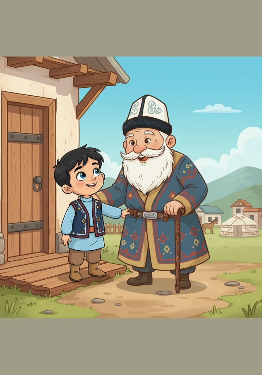 Маленький Алишер стоял на пороге своего дома, подставляя лицо первым теплым лучам весеннего солнца. Снег вокруг начал таять, превращаясь в веселые ручейки, а в воздухе уже чувствовалось таинственное и радостное приближение великого праздника.