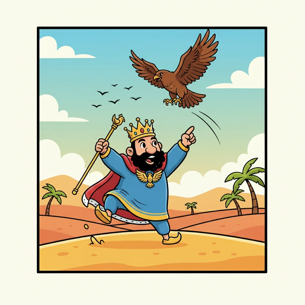 داستان شاه و باز - moral