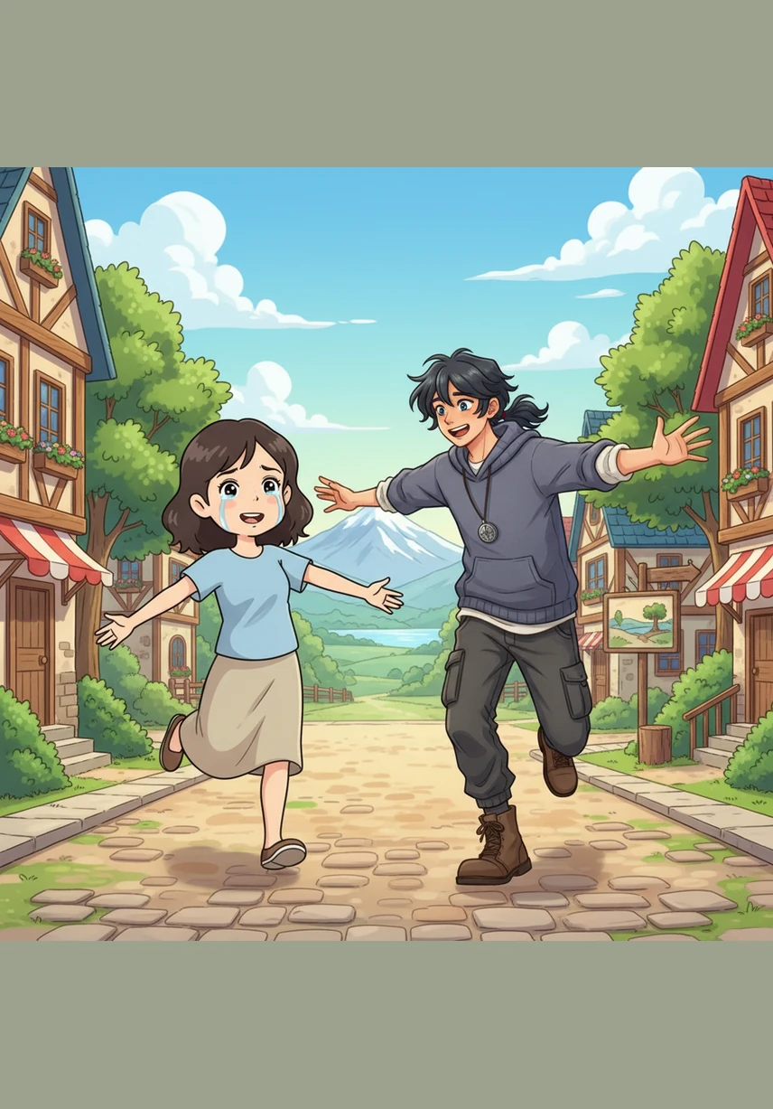 Days of silence followed, leaving Kaito staring at his quiet phone, wondering if their bond had been lost to the chaos of life. He looked out his window at the drifting clouds, hoping for a sign that she was still there.