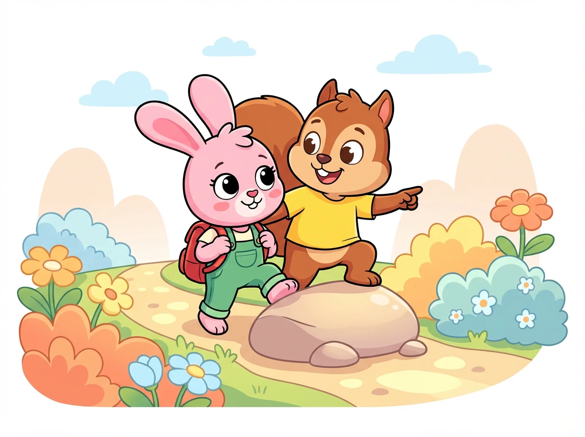 Rio dengan tenang menenangkan Rara dan mengajak Rara mencari jalan keluar bersama-sama. Mereka saling membantu melewati rintangan.