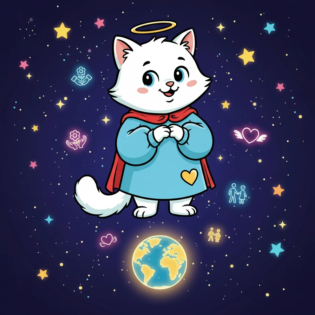 From her place among the stars, Macsi continued to watch over the world, a shining beacon of kindness, forever reminding everyone the importance of being kind and helpful to others.