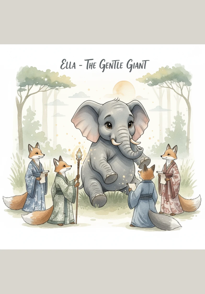 As the days passed, Ella discovered that her powerful legs gave her incredible speed and her long trunk helped her maintain perfect balance. She began to move with a unique, rhythmic flow, turning her size into a majestic strength that no other skater possessed.