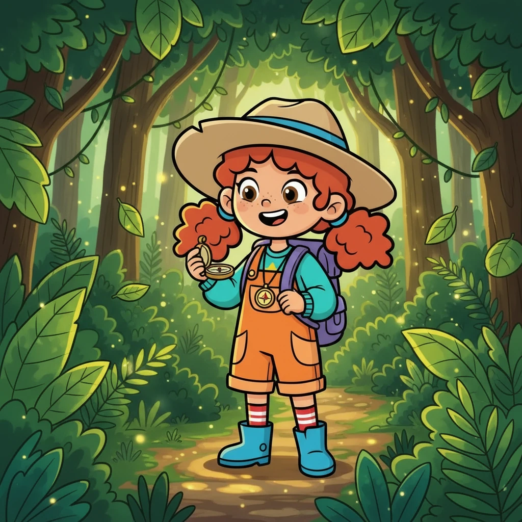 With the compass in hand, Elara set off. She trekked through lush forests, the leaves whispering secrets in the wind. The compass always pointed her towards new and exciting destinations.
