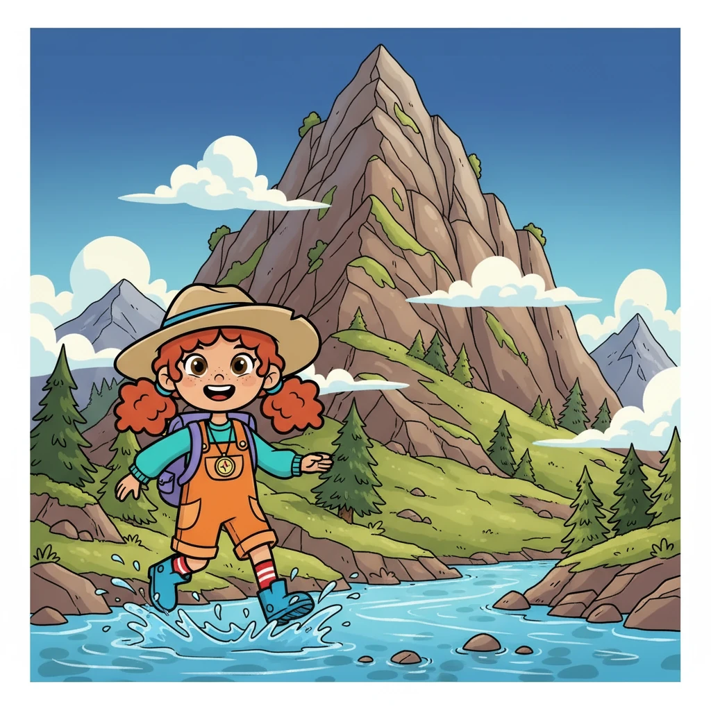 Elara crossed sparkling rivers, her boots getting wet. She climbed towering mountains, the air growing thin and crisp. Each step brought her closer to something extraordinary.