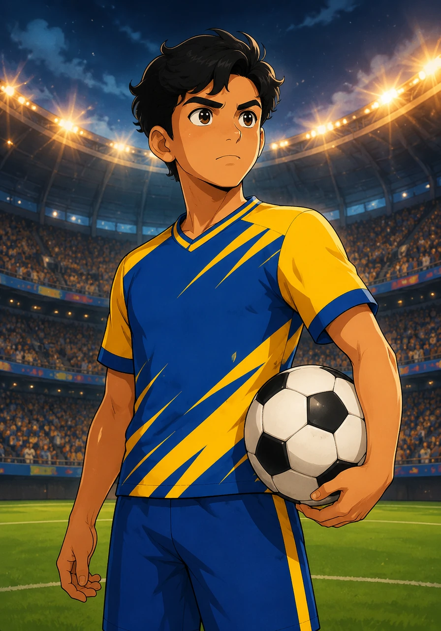 After a series of thrilling victories, Salman’s team successfully makes it to the grand final match. With the score tied and only a few tense minutes remaining on the clock, Salman intensely focuses on the field, waiting for his moment.