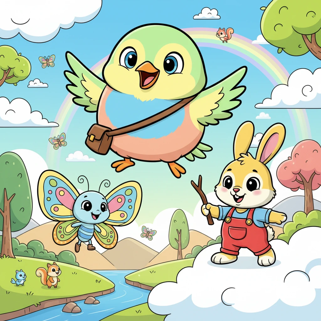 The Tiny Bird Who Learned to Fly - 成长故事