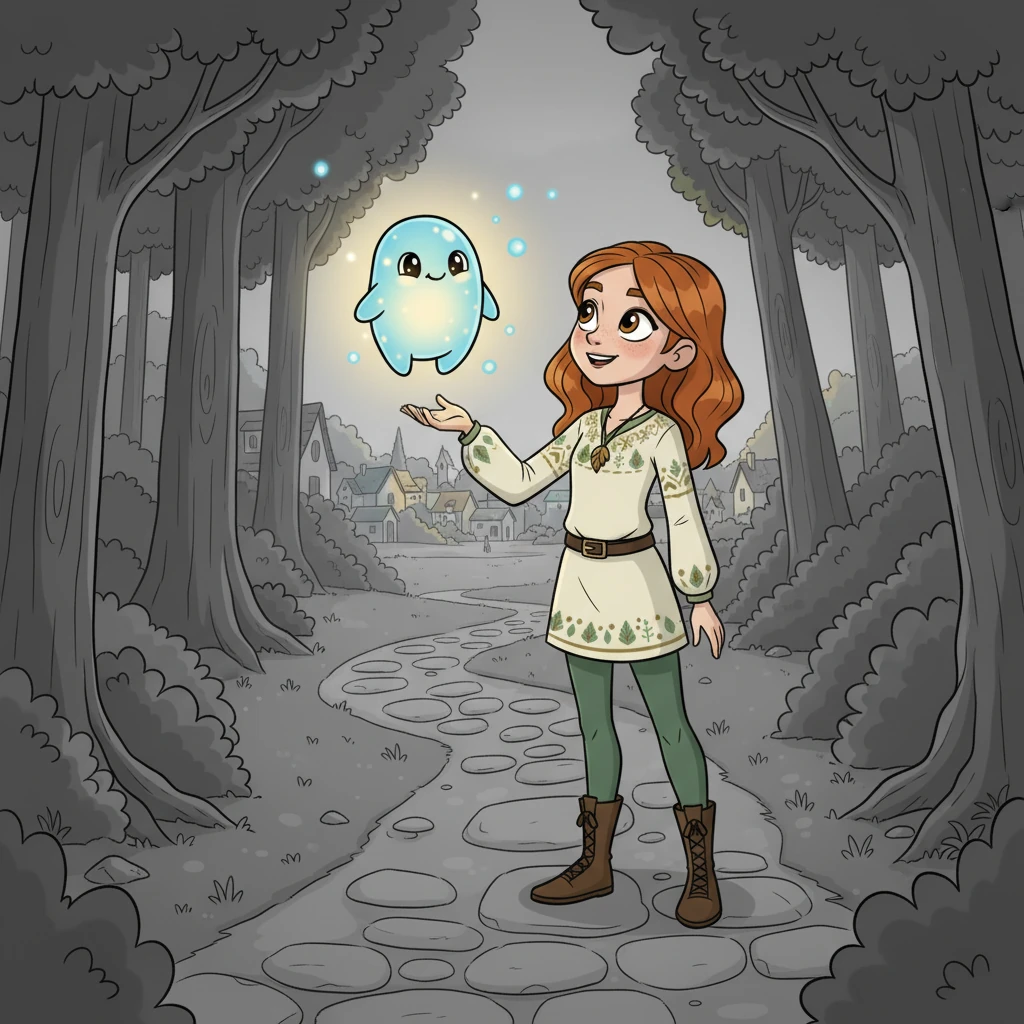 The Little Spirit's Big Hello - fairy-tale