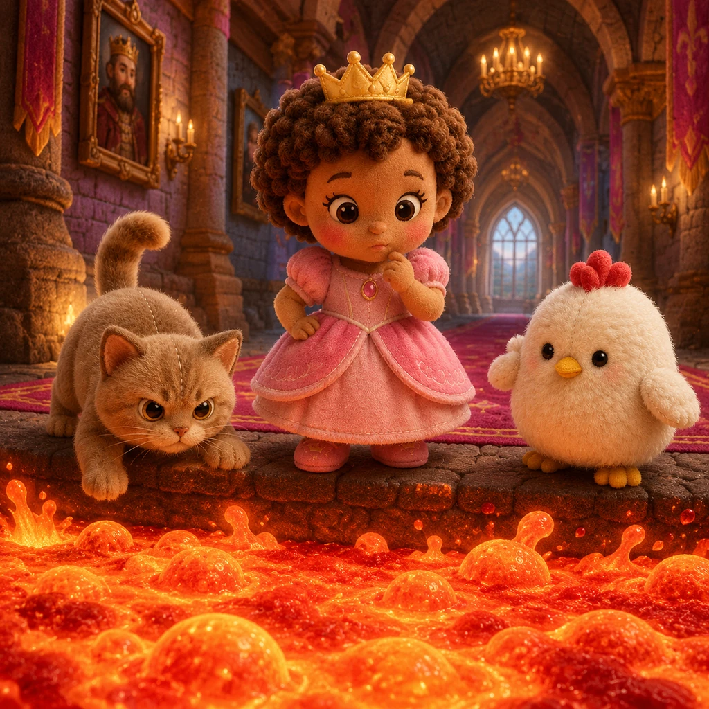 Princess Amara and the Lava Lake - Adventure stories