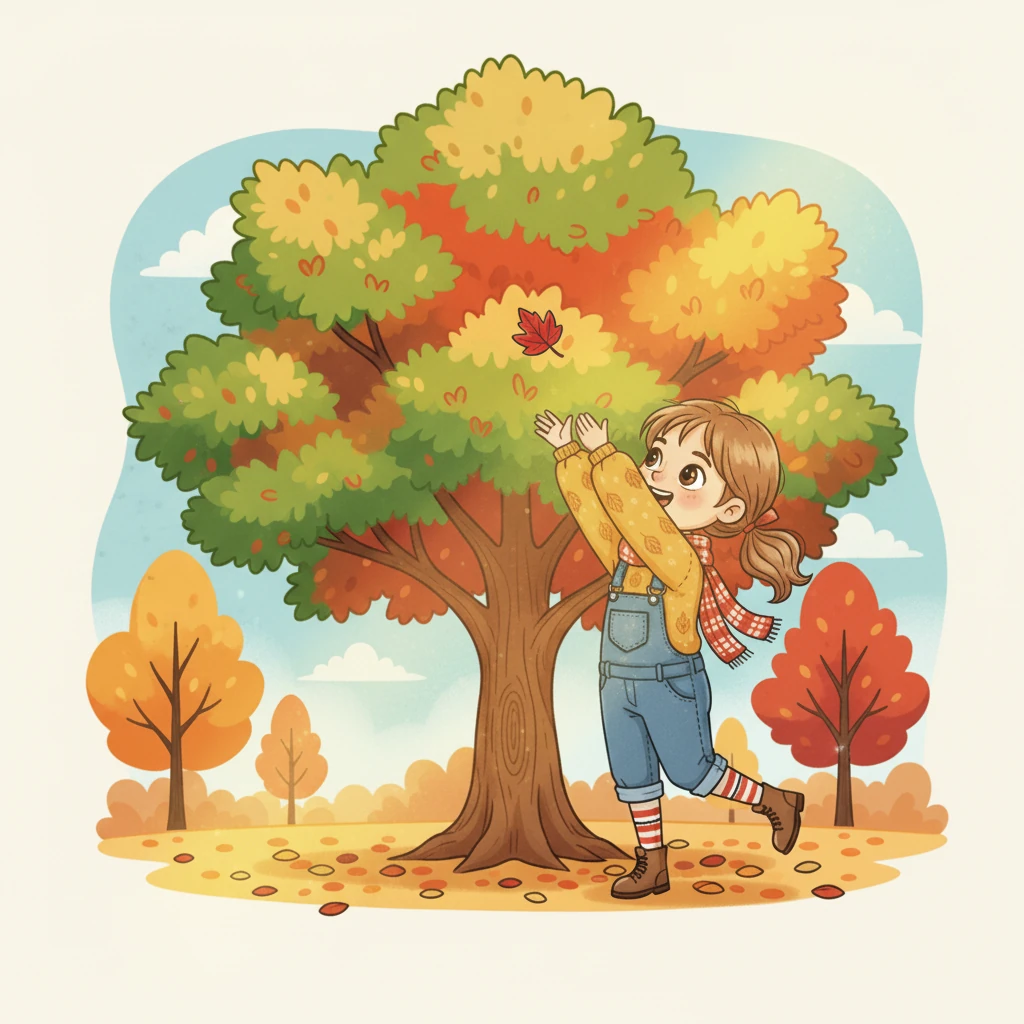 Alors, l'arbre commence à récupérer toute la sève précieuse qu'il a envoyée dans les feuilles. C'est comme s'il rangeait ses outils avant de faire une longue sieste. Le vert des feuilles, appelé chlorophylle, commence à disparaître en premier, révélant d'autres couleurs cachées.