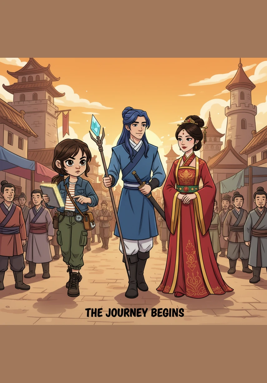 They walk together through the grand corridors of the Imperial Palace, where tall red pillars reach toward a beautifully painted ceiling. Mei notices the heavy, sweet smell of a new incense hanging in the air like a thick, invisible fog.